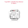 1CH * 1.5A WiFi-RF + Push AC Gradateur à coupure de phase S1-B(WT) Gradateur Triac Tuya APP Cloud Control / Voice Control S1-B WT LED Controller