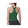 Débardeurs femme FLAME Crop Tank Top Soutien-Gorge Col Haut Sport Avec Dos Nageur Intégré Entraînement Pour Courir Yoga Fitness