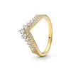 Paar ringen 2023 925 Sterling Sier Golden Fashion Classic Ring is geschikt voor dames pandora sieraden accessoires groothandel druppel del dhdug