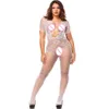 28% OFF Ribbon Factory Store Women's transparent mesh suits latex idols sexy lingerie new series