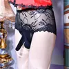 Underpants Mens Sissy Panties With Ice Silk Pouch Sexy Lace Sheer Briefs Bulge Underwear Open Closed Peni Sheath Underpant Plus Size