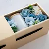 Decorative Flowers Home Decor Artificial Soap Flower Gift Box Christmas Decoration Romantic Scented Candle Rose 2023 Valentine's Day