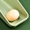 Bouteilles de stockage Automatique Rolling Egg Box Flip Multicouche Superposition Conteneur Cuisine Réfrigérateur Organisation Oeufs Titulaire Plateau