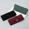 Sunglasses Cases Bags Velvet Triangle Folding glasses Women Case Elegant Men Soft Noble Reading Glasses Box