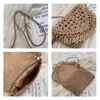 Otros bolsos, bolso informal de paja con borlas, bolso cruzado tejido para mujer, bolso de hombro para vacaciones en la playa, bolso de verano hueco para mujer, Bolsa