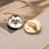 Simple Style Metal Buttons for Coat Shirt Sweater Diy Sewing Button Clothing Accessories 3 Colors