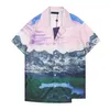 Casual shirts voor heren Men vrouwen zomer Hawaii stijl knop raapje Cardigan korte mouw oversized shirt blouses tops esigner ontwerp loo dhpbd