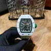 Movement watch Richamilles Swiss Mechanical Tape Wristwatch Business Leisure Movement Ceramic Case LY CKRG