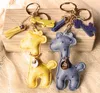 Nyckelringar Fancy Fantasy Giraffe Tassel KeyChain TrinKet Keyholder New Innovation Project Bag Pendant Chaveiro Llaveros G230526