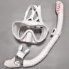 Maski do nurkowania Profesjonalne maska ​​nurkowania maska ​​silikonowa maska ​​nurkowa z rurką maską nurkową z rurką z rurką Pełna sucha rurka podwodna wyposażenie pływania 230526