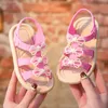 Sandals Fashion Girls Sandals Non-Slip Soft Bottom Cute Kids Princess Shoes Sandalias Summer Children Sweet Beach Shoes