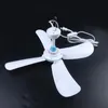 Gadgets US Plug 220V 8W20W 4 Leaves 4292cm/16.536.2inch Ceiling Fan mini Fan Dormitory Net Fan With 1.8M Cord Safe and Quiet