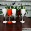 Wine Glasses Champagnes 175Ml 6X20X7Cm Plastic Wineglasses Party Wedding Decoration White Champagne Glass Moet Chandon Drop Delivery Dhdrx