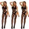 28% OFF Ribbon Factory Store Crochless Sexy Silk Socks Women's Hot Suit Black Open Chest Underwear