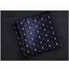 Mendil lüks erkekler polka dot çizgili çiçek baskılı hankies polyester hanky iş cebi kare göğüs havlu 23x23cm damla del dhx0g