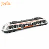 Diecast Model Araba Simülasyon Alaşım Metal Yüksek Hızlı Ray Diecast Train Toy Model Eğitim Oyuncakları Erkek Çocuklar Koleksiyon Hediye # 230526