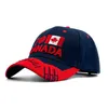 Snapbacks ny vår sommar svart vit flagga av canada baseball cap män och kvinnor fiske sport skugga g230529