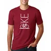 Men's T Shirts Shirt Tops Men Biking Mountains Love Youth Round Neck Short Sleeve Mountain Leisure Adult Funny Tees