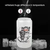 Sublimatie 12oz 16oz 25oz glazen blik met bamboe deksel herbruikbaar stro bier kan transparant matglas tuimelaar frisdrank can cup