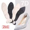 Calzini da donna 4 pezzi Solette per scarpe con tacco alto Memory Foam Soletta tagliabile antiscivolo Comfort Cuscinetti per scarpe da massaggio per la cura dei piedi traspiranti