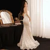Party Dresses Gorgeous Sequined Mermaid Evening Tulle O-Neck Sleeveless Floor-Length Banquet Gown Sexy Backless Prom
