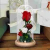 Decoratieve bloemen Rose Lantaarn Valentijnsfeer Lamp Romantische nacht dating Artificial Day Light