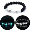 Bracelets jonc pour femme à la mode lumineux creux Fluorite Stretch Bracelet cadeaux vacances