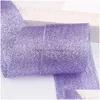 Andra evenemangsfestleveranser Glitter Ribbons Flower Gift Birthday Cake Festival Present Wrap Diy Handmade 34Colors Drop Delivery Hom DHD5F