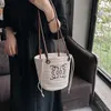 Sac tissé en paille française pour femmes, nouveau panier à légumes Portable de grande capacité, fourre-tout à une épaule, sac à main de vacances à la plage 230529