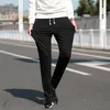 Männer Hosen Frühling Und Herbst Jogginghose Männer Jogger Track Elastische Taille Sport Casual Hosen Baggy Fitness Gym Kleidung Schwarz Grau