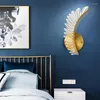 Lampes murales ORY cuivre luxe lumière LED plume moderne minimaliste lampe de chevet maison créative salon applique