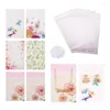 Jewelry Pouches 1 Set Necklace Earring Display Cards Cardboard Plastic Ear Nuts Self- OPP Bags For Packaging