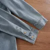 Chemises décontractées pour hommes printemps hommes mode lâche boutonnage lavage à l'eau Denim Blouse mâle à la mode classique Vintage Jean chemise