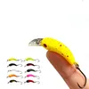 Baits Lures 1 sunken Minnow fishing 3.7cm 1.5g mini artificial hard tip hook crank bait worm trout bass shovel P230525