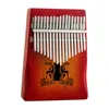 Pouce piano fille kalimba 17 touches débutant doigt piano instrument pouce piano adapté pour les cadeaux de Noël