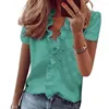 Women's Blouses Beautiful Ladies Shirt Soft Short Sleeves Women Summer Commute OL Style Blouse