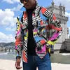 Men's Jackets 2023 Products Outdoor Sports 3d Personality Retro Pattern Print Lapel Jacket Thin Men's Casual Fashion Windbreaker