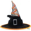 Berets L5YC Witch Hat Adult Costume Party Hats Wizard Magican Adults Kids Dress Up