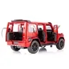 Diecast Model Car Alta Simulação 1 32 G700 G65 SUV Diecast Metal Toy Modelo de carro veículo Luz de luz Pull Back Car Criança Toys Presentes Coleção 230526