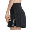 Kvinnors shorts Kvinnors träning dubbellager som kör gym yoga Athetic Casual Summer Dress Pants for the Office Short