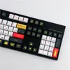 コンボロシアのルートPBTキ​​ーキャップセットMXメカニカルゲームキーボードのロシア語フォントチェリープロファイルANSI GH60 GK61 GK64 84 87 104 108