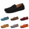 Casual Shoes Men Black Brown Red Blue Orange Dark Green Grey Yellow Mens Trainers Outdoor Sports Sneakers Color42