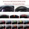 Capas de volante para carro DIY preto costurado à mão camurça para F20 2012-2023 F45 2014-2023 F30 F31 F34 2013-2023 F32 F33 F36
