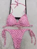 Bikini designerki stroje kąpielowe seksowne bandeau bikini strojów kąpielowych damskie stroje kąpielowe brazylijskie zestaw maillot de bain femme pływa