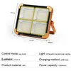 New Rechargeable Solar Street Lights Flood Light Outdoor Portable LED Reflector Spotlight Rechargeable Projector Floodlight Construction Lamp