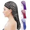 Crochet Hair Snood for Long Hair Dreadlock Band élastique Soild Color Mesh Hair Net Beauty Salon Soins de soins CHEAUX CHEAUX