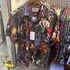 Мужские повседневные рубашки японская уличная одежда Wacko Maria Высококачественный оригинальный лейбл Tiger Print T One Day Out Out