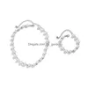 Girocolli Choker Temperamento Versatile Collana di perle d'imitazione Singolo strato di perline Collare antico Bracciale a catena Abito semplice Pografia Dhvph