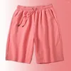 Shorts pour hommes Sports simples Taille mi-haute Séchage rapide Surdimensionné Couleur unie Baggy Colorfast Summer Streetwear
