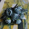 Decorative Flowers 28cm Silk 1 Bouquet European Pretty Wedding Mini Peony Artificial Flower Flores Bride Home Party Decoration